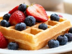 Te gofry jem bez wyrzutów sumienia. Są lekkie, białkowe i delikatne dla brzucha