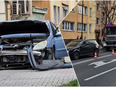 Zderzenie na skrzyżowaniu Wrocławskiej z Wodną