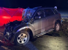 Wypadek na trasie Łaziska – Piotrówka. Nie żyje jedna osoba