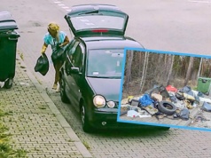 Bezczelność „śmieciarzy” nie zna granic. Nic nie robią sobie z kamer