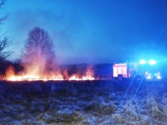 Groźne pożary traw w regionie. Dziesiątki razy wyły strażackie syreny