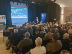 Wiosną ruszą pierwsze analizy społecznego przebiegu Sądeczanki. Następny krok to badania geologiczne pod Justem. Kulisy spotkania w Łososinie Dolnej