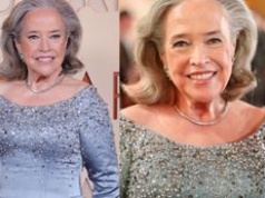 77-letnia Kathy Bates OCZAROWAŁA kreacją na Oscarach (ZDJĘCIA)