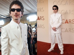 Timothée Chalamet wjechał na Oscary cały na biało. Tuż przed galą rozpętał aferę