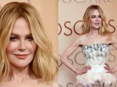 Oscary 2026. Nicole Kidman i jej WYGŁADZONA twarz pozuje na czerwonym dywanie (ZDJĘCIA)