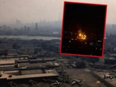Atak dronów na Dubaj. Pożar zbiornika z paliwem w pobliżu lotniska