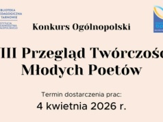 Masz talent do pisania? Chcesz spróbować swoich sił w poezji? Weź udział konkursie!