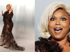 Lżejsza o 30 KILOGRAMÓW Lizzo eksponuje odchudzoną sylwetkę w czarnej firance. Jest efekt wow? (ZDJĘCIA)