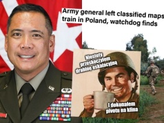 Amerykański generał przyleciał do Kijowa, upił się, wywrócił parę razy, a potem razem z ekipą zgubili tajne mapy