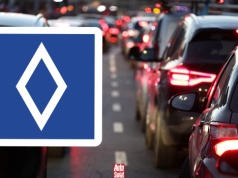 Biały romb na niebieskim tle. Nowe znak z Francji to prawie 600 zł mandatu