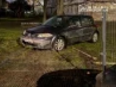 Pijany Ukrainiec wjechał w ogrodzenie żłobka. Miał około 3 promili alkoholu