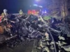 Wypadek w gminie Bojanowo. Samochód rozerwany na kawałki. Nie żyje 19-latek