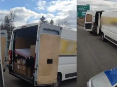 Zamiast paczek, laweta i wysoki mandat. Dramatyczny finał „akcji ratunkowej” kuriera pod Olsztynem