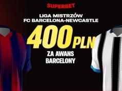 Superbet kod promocyjny: Barcelona - Newcastle. Kurs 200! Bonus 400 zł (18.03)