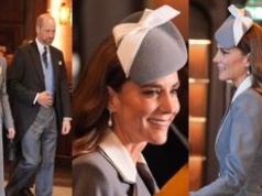 Księżna Kate znów ZACHWYCA. Podczas kolejnego spotkania postawiła na szarość i biel (ZDJĘCIA)