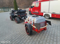 Przyczepka z modułem gaśniczym. Nowy sprzęt w OSP Krzywe