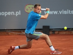 Mecz Daniela Michalskiego zakończył się po dziewięciu gemach