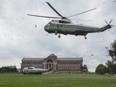 Zobaczyli to nad bazą, w której mieszkają współpracownicy Trumpa. Podniesiono alert