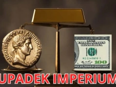 Cena złota po 10 000 USD to dopiero początek! Kurs dolara powtórzy los rzymskiej waluty?