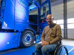 Ciągnik siodłowy dla kierowcy z urazem rdzenia kręgowego – powrót po pięciu latach