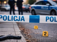 Strzały w biały dzień w Łomży. Mężczyzna przewieziony do szpitala