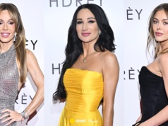 Justyna Steczkowska cała na żółto. Doda postawiła na błyszczącą kreację