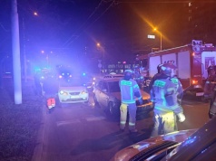 Jechał przez Lublin po pijanemu, nie zauważył stojących aut. Rozbił Audi, Seata, Volvo, Toyotę i Hondę