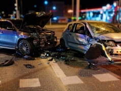 Zderzenie Mercedesa z Mitsubishi w Lublinie. Na szczęście nikt nie ucierpiał