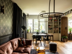 Przeprowadzili się aż 500 km, aby stworzyć to wnętrze. Mieszkanie w Gdyni ma sprzyjać spotkaniom i rodzinnej atmosferze