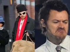 Harry Styles i Zoe Kravitz przechadzają się po mieście w WYMYŚLNYCH STYLIZACJACH. Fajnie razem wyglądają? (FOTO)