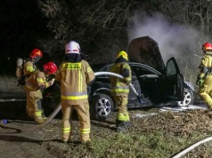 Gasili samochód w Kowalewie Sołectwie