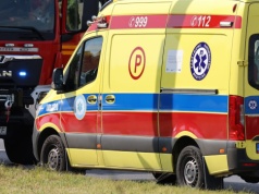 Wypadek na drodze krajowej nr 48 w Kocku. Trzy osoby poszkodowane, trasa zablokowana