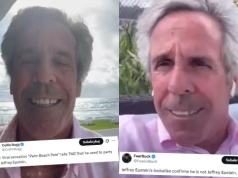 Sobowtór Epsteina udziela wywiadów i przekonuje że nie jest Epsteinem, ale przyznaje, że z nim "imprezował"