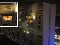 Nocny pożar w warszawskim wieżowcu. W ogniu stracili wszystko