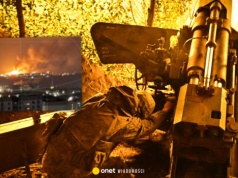 Potężne uderzenie Ukrainy. Ogień rozświetlił całą okolicę