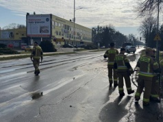 Awaria w Zamościu. Mieszkańcy bez bieżącej wody, trwa akcja służb