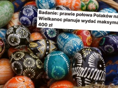 Badanie: zapytano Polaków, ile planują wydać na Wielkanoc, 43% chce zmieścić się w 400 zł