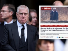 Andrzej Mountbatten-Windsor widziany pierwszy raz od aresztowania. Nie był sam