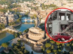 Gigantyczna eksplozja w Rzymie. Budynek przestał istnieć, duże zniszczenia wokół