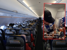 Pokazał, co zrobił w toalecie w samolocie. Wideo ma 13 mln wyświetleń