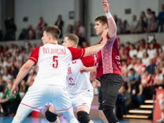 Łotwa pokonana po raz drugi. Piotr Jędraszczyk MVP