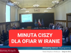 Wieliczka oddała hołd ofiarom wojny w Iranie.