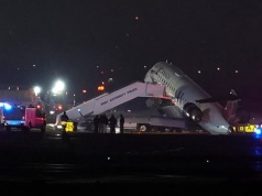 Groźny wypadek samolotu Air Canada na lotnisku w Nowym Jorku