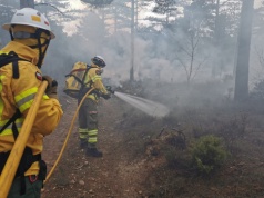Polscy strażacy w Hiszpanii w ramach Erasmus+