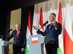 Prezydent Nawrocki w Przemyślu „skoczył” do dziennikarza TVN