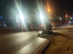 Pijany kierowca potrącił rowerzystę