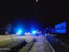 Potrącenie pieszej na drodze wojewódzkiej nr 853. Kobieta trafiła do szpitala