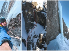 Yannick Glatthard, nowa droga, rope solo, paralotnią. Powstaje „Get the Vibe” WI5, M8