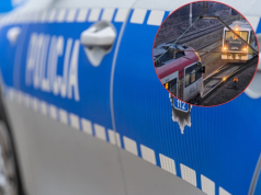 Dwa pociągi na jednym torze w Gnieźnie