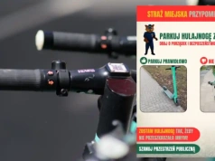 Mandat za hulajnogę? Olsztyńska Straż Miejska ostrzega: Koniec z parkingową samowolką